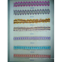 разноцветная синель плетеный ленты,трикотажные тесемки,плоские ленты для дамы и девочки одежда